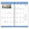 Claude Monet | 2026-2027 3.5 x 6.5 Inch Two Year Monthly Pocket Planner Calendar | Foil Stamped Cover
